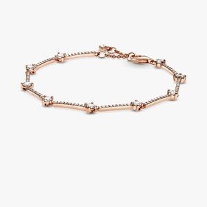 Pandora sparkling pave bar bracelet